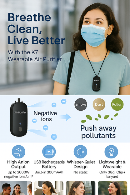 Karteazzy™ K7 Portable Neck Air Purifier
