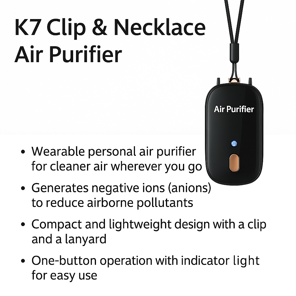 Karteazzy™ K7 Portable Neck Air Purifier